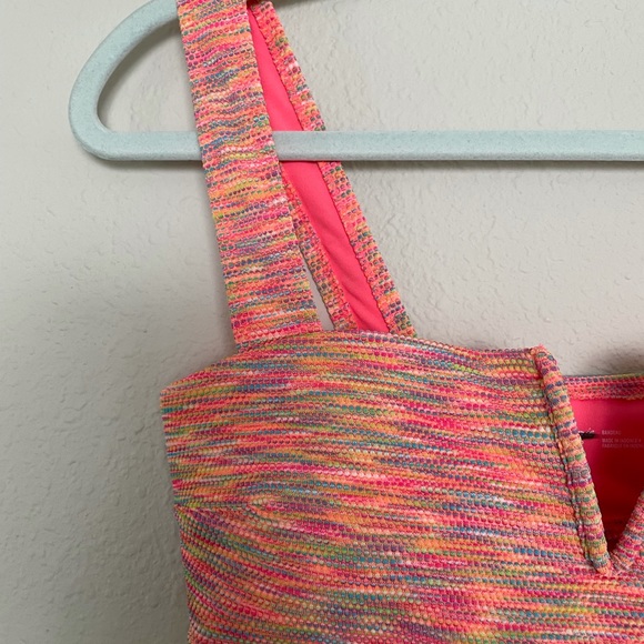 Aerie multi color bandeau swim top small - Picture 6 of 8